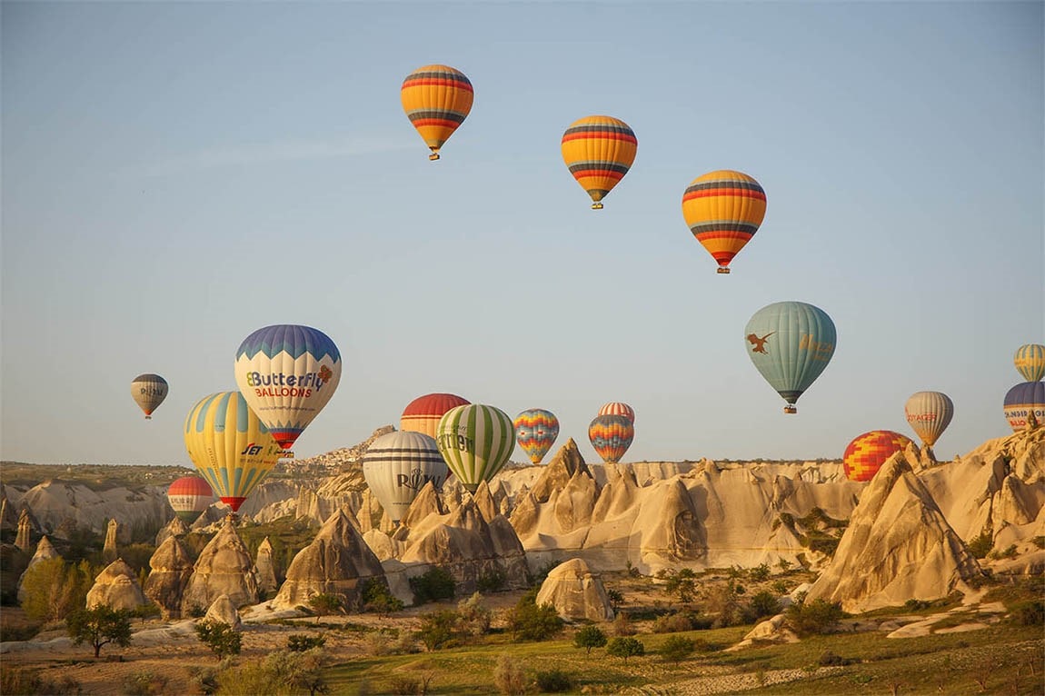 Каппадокия полет на воздушном шаре фото